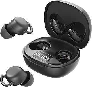 Wireless Earbuds Noise Cancelling, Bluetooth 5.4 Gaming Headphones 25H Playtime, Low Latency Mode, Lightweight Sleeping Earbuds for Running, Sports (Black) product image