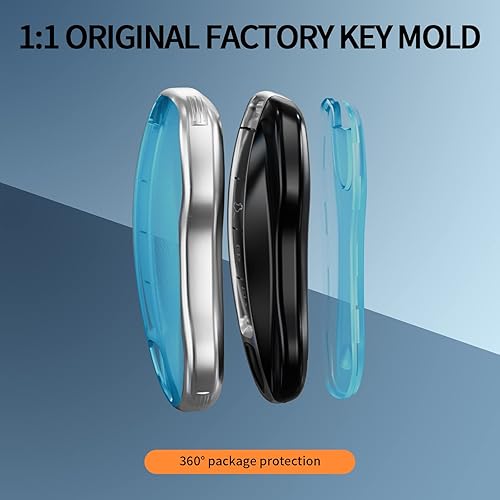 Miniatura 5 de TANGSEN Funda inteligente para llavero compatible con Porsche 911 Cayenne Panamera TAYCAN 3 4 botones sin llave control remoto TPU transparente