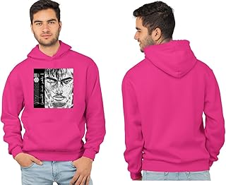 سويت شيرت بغطاء للرأس مطبوع عليه الرسوم المتحركة اليابانيةBerserk 12