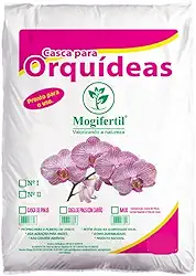 Mogifertil Substrato para Orquídeas 1Kg - Casca de Pinus, Carvão Vegetal e Chip de Coco
