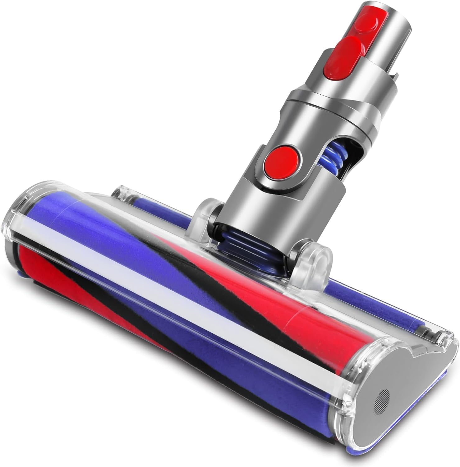Soft Roller Floor Nozzle for Dyson V7 V8 V10 V11 V15 SV10 SV11 SV12 SV14 SV15 Vacuum Cleaner Electric Soft Roller Brush Attachment Electric Soft Roller Brush Attachment for Hard Floors
