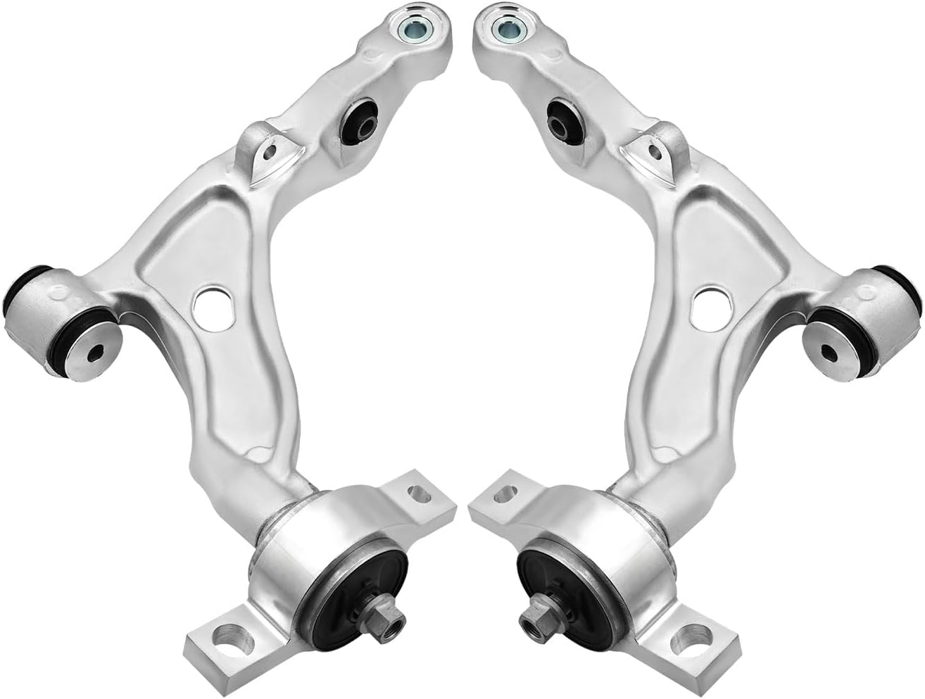Front Left & Right Lower Control Arm w/Bushings Compatible with Lexus 2013-2020 GS200t GS300 GS350 GS450h RC200t RC300 RC350 RWD, 48640-30320 48620-30320 48075-30060 48076-30060