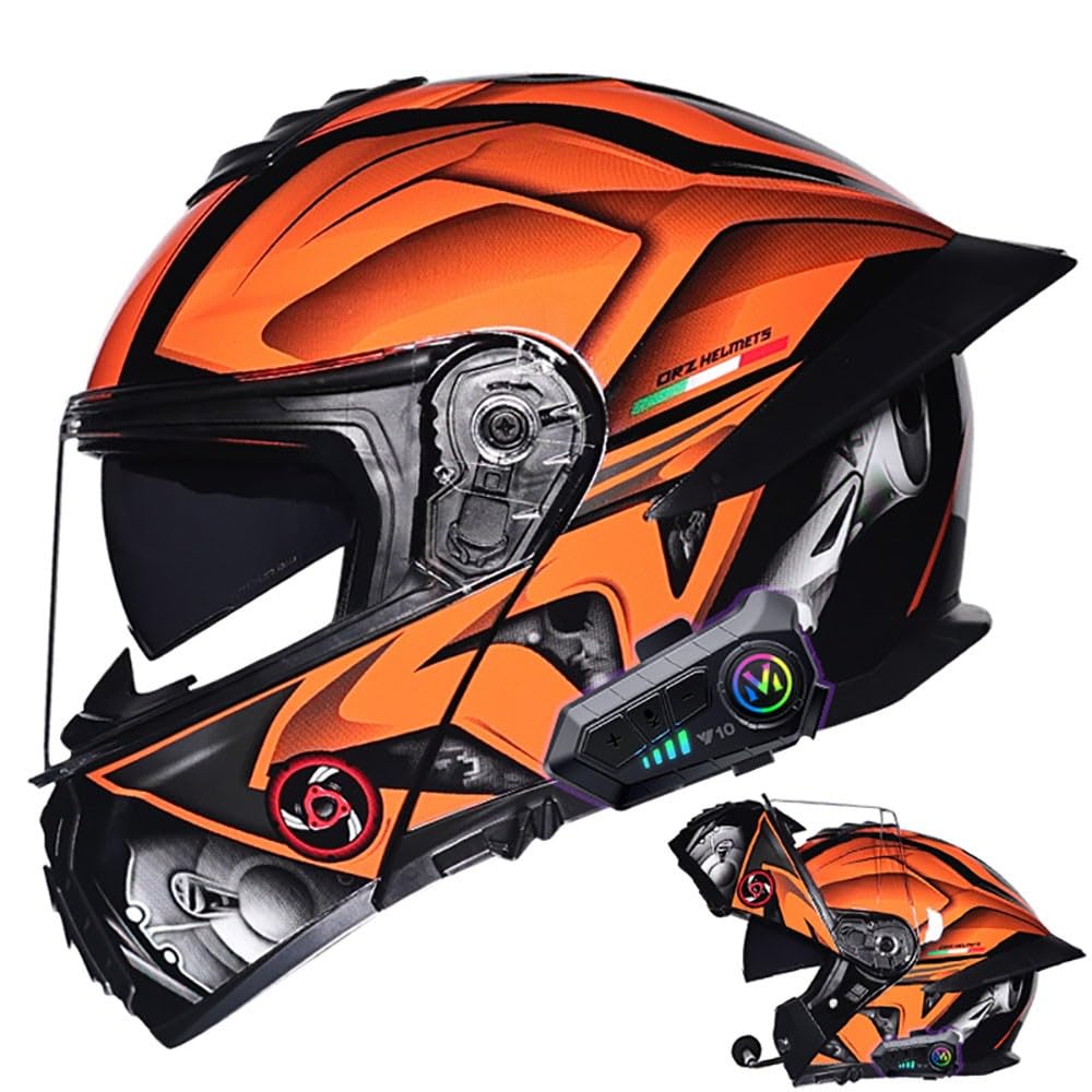 Casco Moto Integrale Origine Vento 2.0 Doppia Visiera Con Bluetooth Integrato Odessa P6990