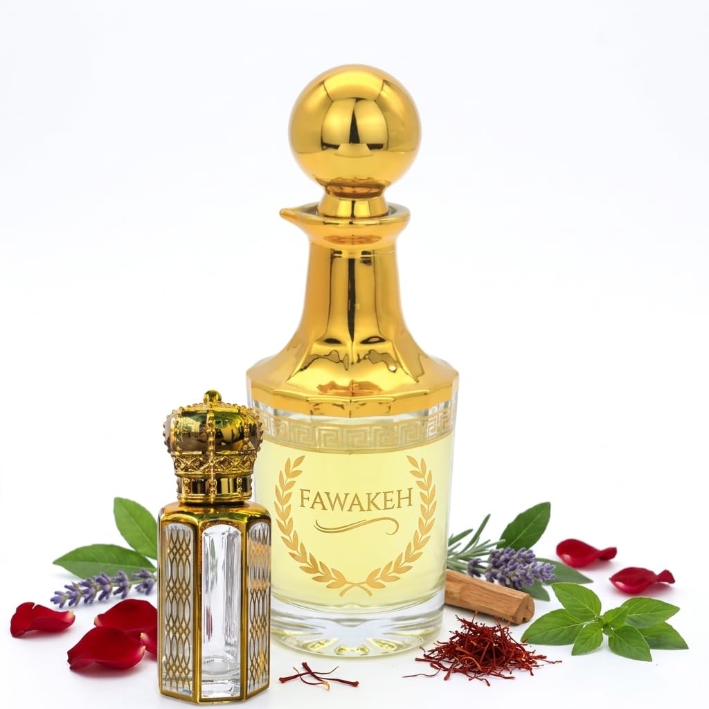 Fawakeh Real & Natural Attar for Men and Women, 100% Alcohol Free & Long Lasting, 12ml-picture-10