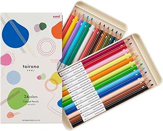 三菱鉛筆 色鉛筆 toirono トイロノ 24色 TR24C