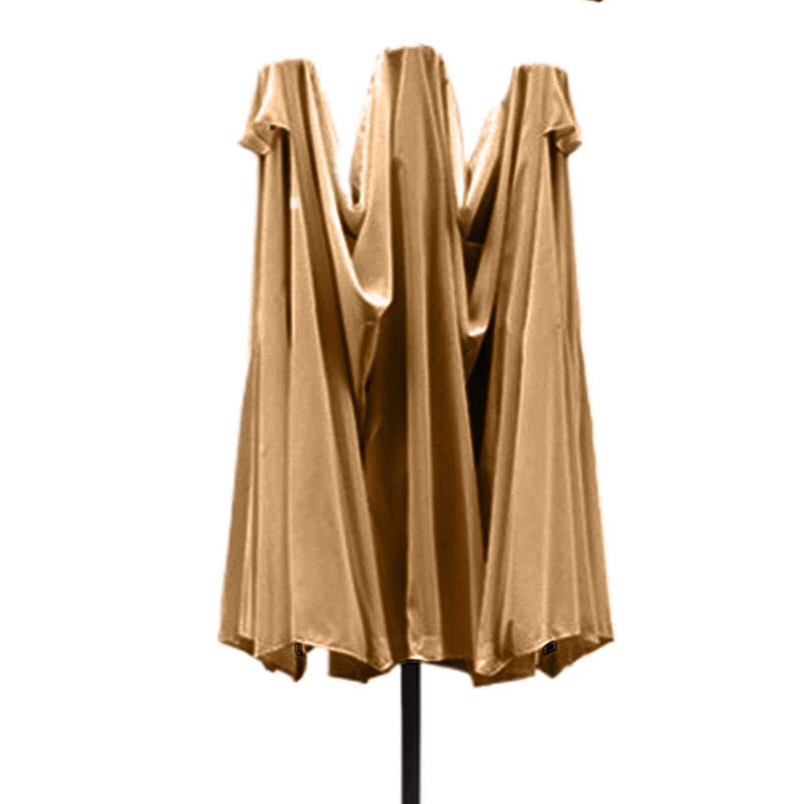 Copertura Sostitutiva per Ombrellone 12 Coste 2,70 m Parasole Ombra | Copertura Parasole per Esterno per Giardino, Piscina, Terrazza, Pergola, Serra