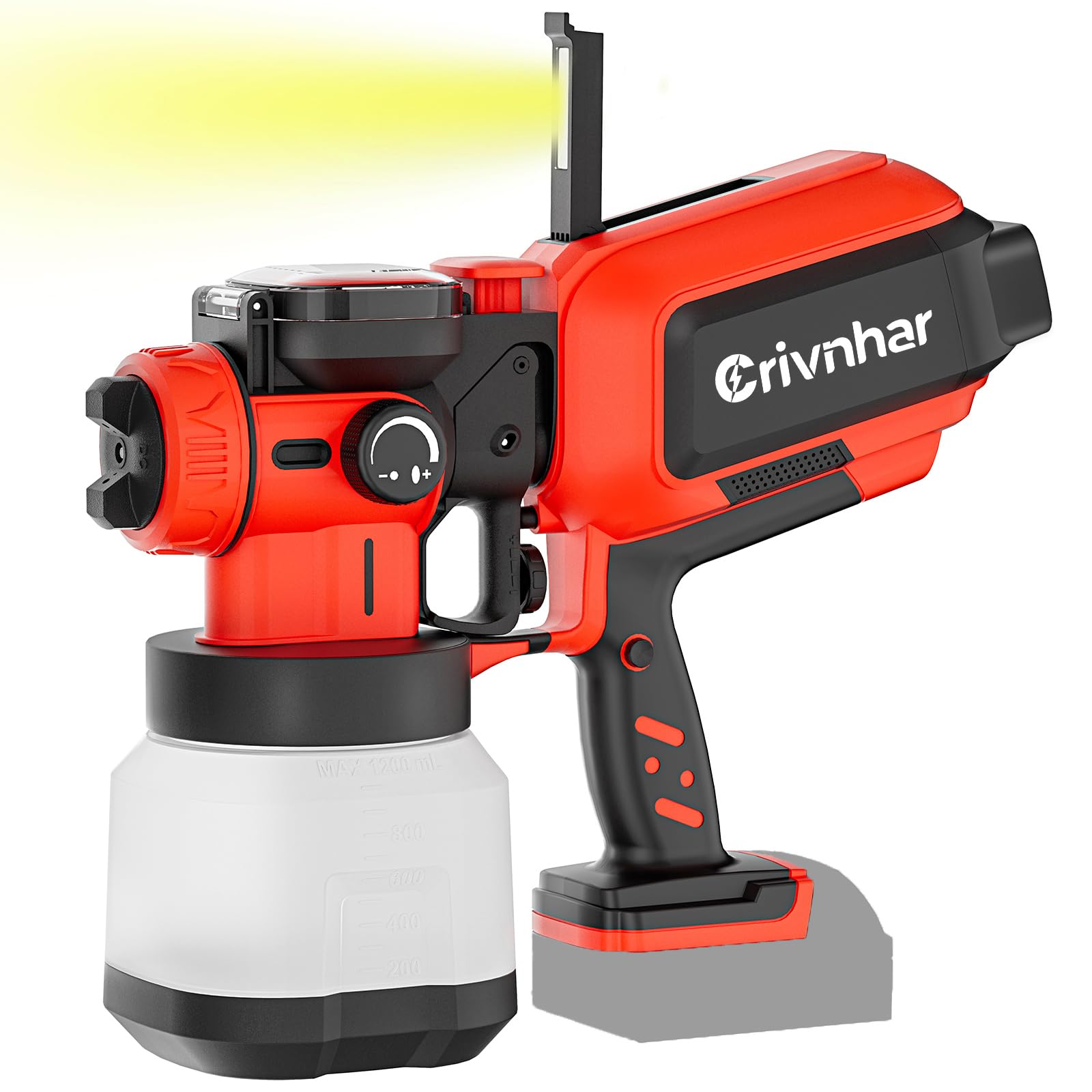 Cordless Paint Sprayer 70000RPM Compatible for Milwaukee 18V