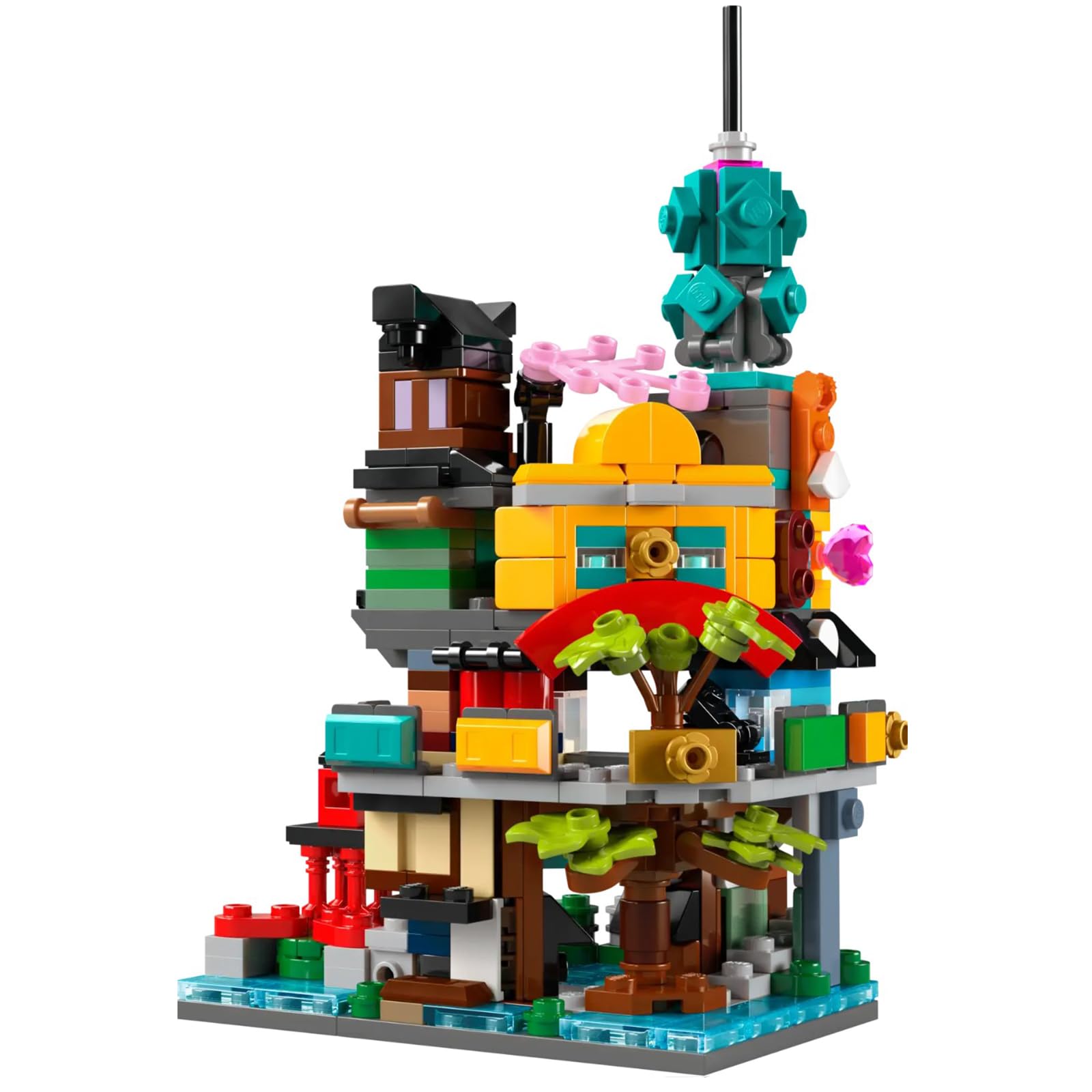 Limited Edition Mikromodell der Gärten von NINJAGO City (Set 40705) – Sammelset