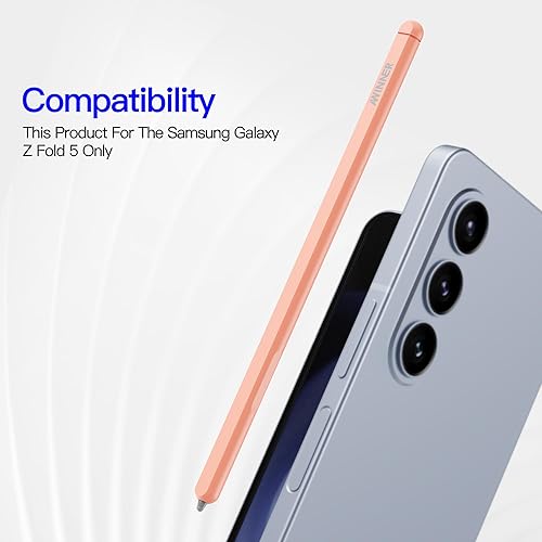 Miniatura 3 de Z Fold 5 S Pen compatible con Samsung Galaxy Z Fold5 Slim Pen, nuevo bolígrafo compacto S, punta delgada de 0.059 in, 4096 niveles de presión y