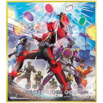 仮面ライダー 複製サイン 色紙？イラストボード？ 正方形(18.3×18.3) Amazon.co.jp: 仮面ライダー色紙ART8 [11.仮面ライダーオーズ