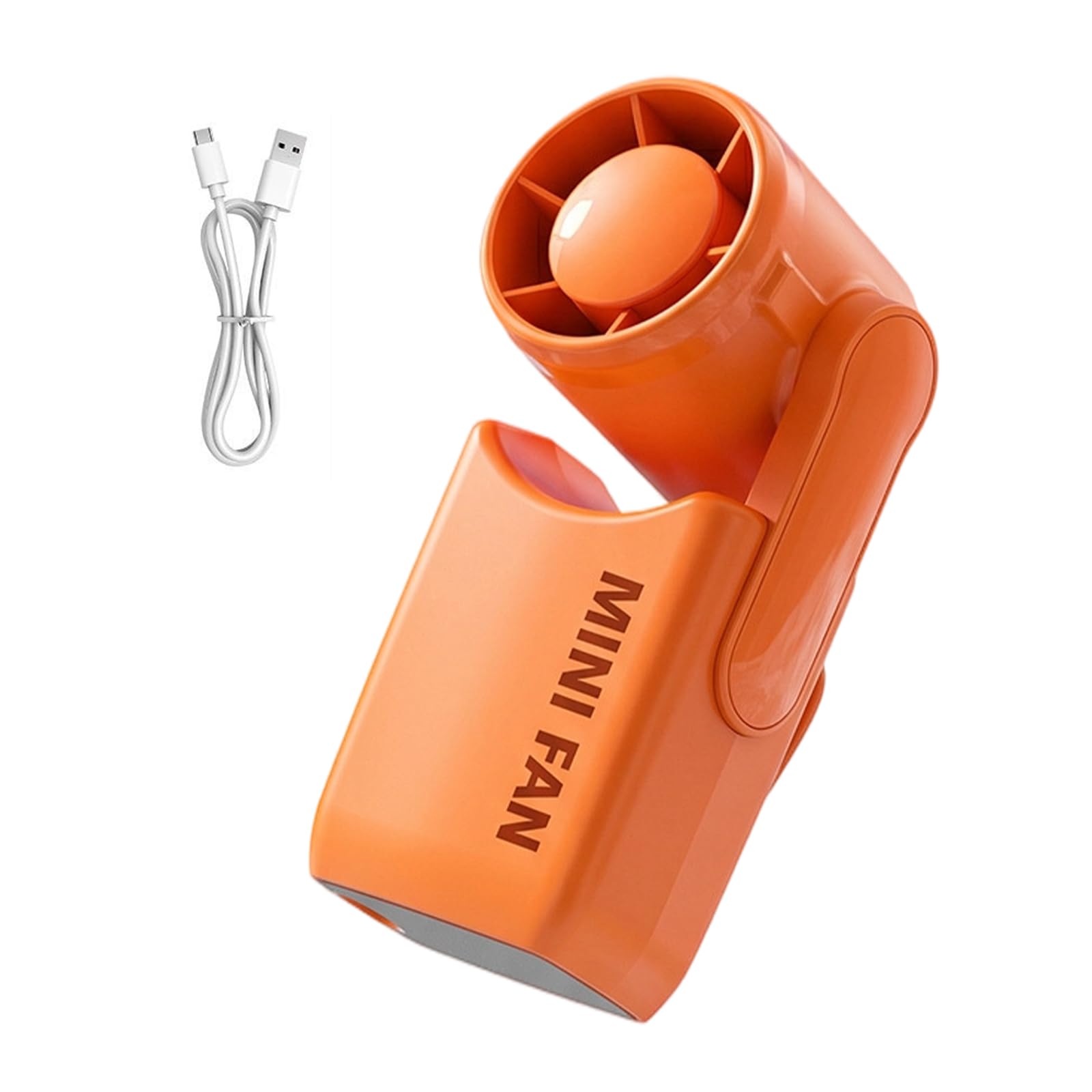 Mekalero Powerful 5V Desk Clip Fan ABS Housing Fast Speed Strong Wind Handheld Fan for Enhancing Air Circulation Camping Clip