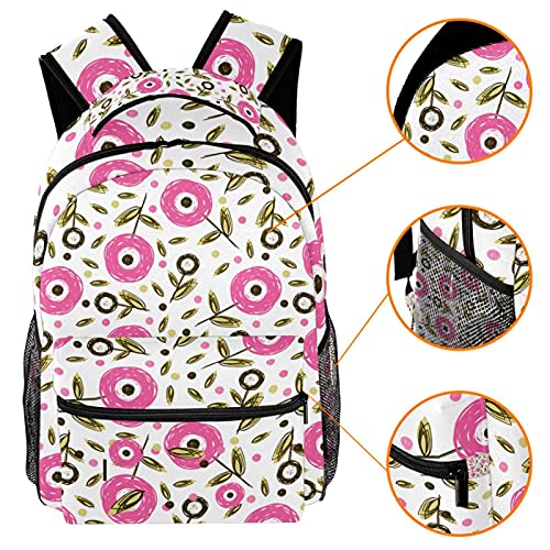 Sac à dos d'école multicolore imprimé lapin indien pour collège et lycée