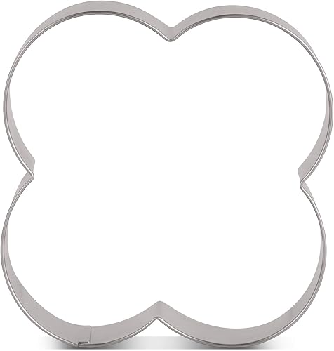 Miniatura 5 de LILIAO Janka - Cortador de galletas Simple Flowers, con borde festoneado, para sándwiches, fondant, 3.4 x 3.4 pulgadas, acero inoxidable