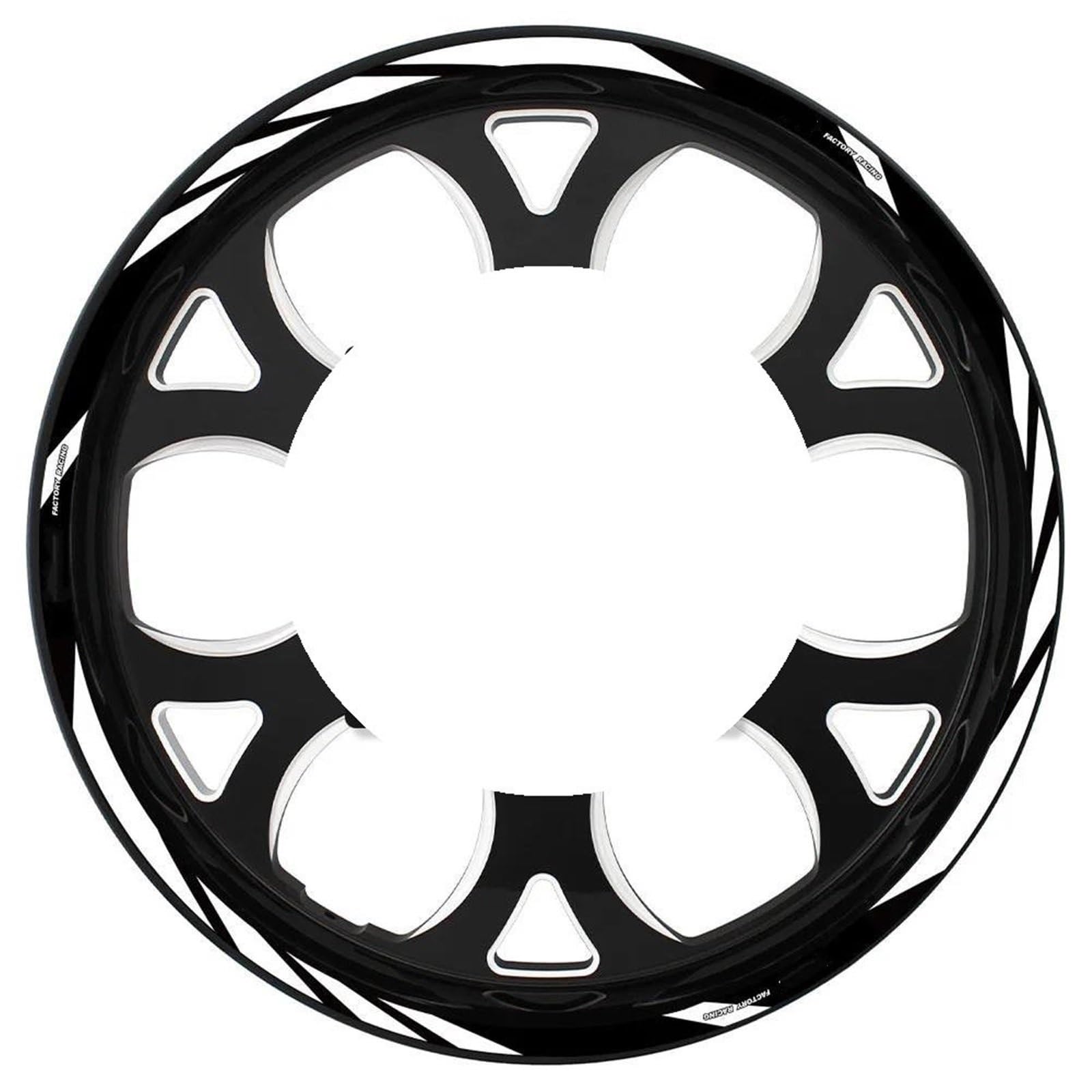 Felgenrandaufkleber Motorrad-Radaufkleber, Felgenaufkleber, Reflektierende Aufkleber, Streifenband Für Loncin Voge 300/500DS 500AC 525R GP200R 500R Lx300ac 200R Radaufkleber(Farbe 6)