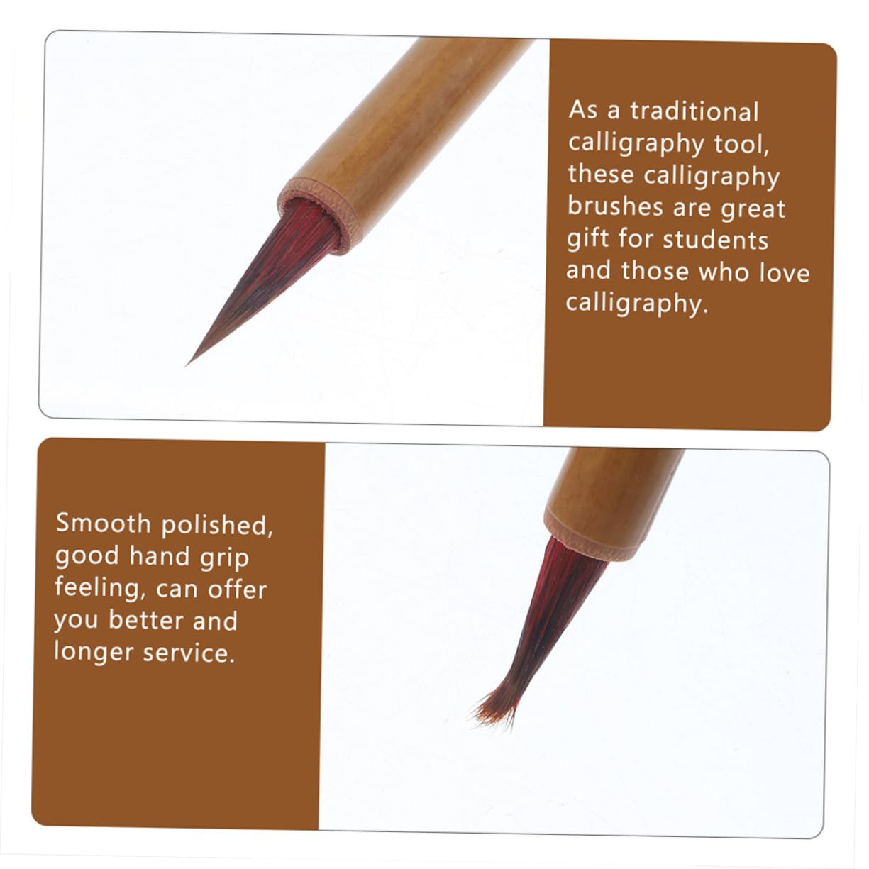 Uonlytech 5 Set Pennello Da Scrittura Minuscolo Inchiostro Pennelli Per Calligrafia Pennelli Per Pittura Cinese Pennelli Cinesi Penne Calligrafiche Penne Per Lettere Palo Di Bambù 4 Pezzi*5