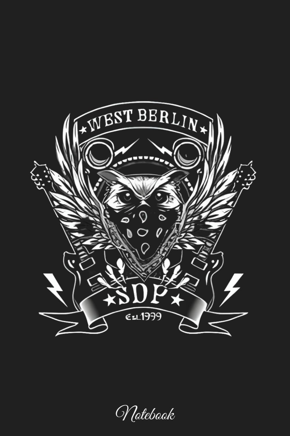 SDP - STONEDEAFPRODUCTION Notebook: Blank Lined Notebook, Journal, Diary, Note Pad, Writing Notes, 120 Pages, For Students, Work or Personal Use