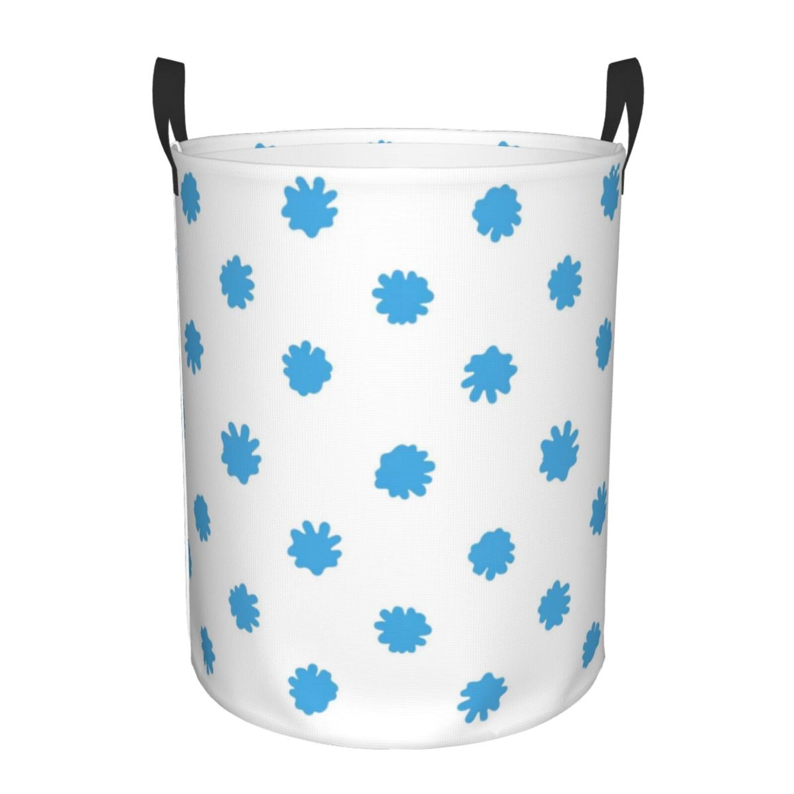 Cesto para la Ropa 40X50cm Estampado de vaca animal azul claro Cesto Bolsa