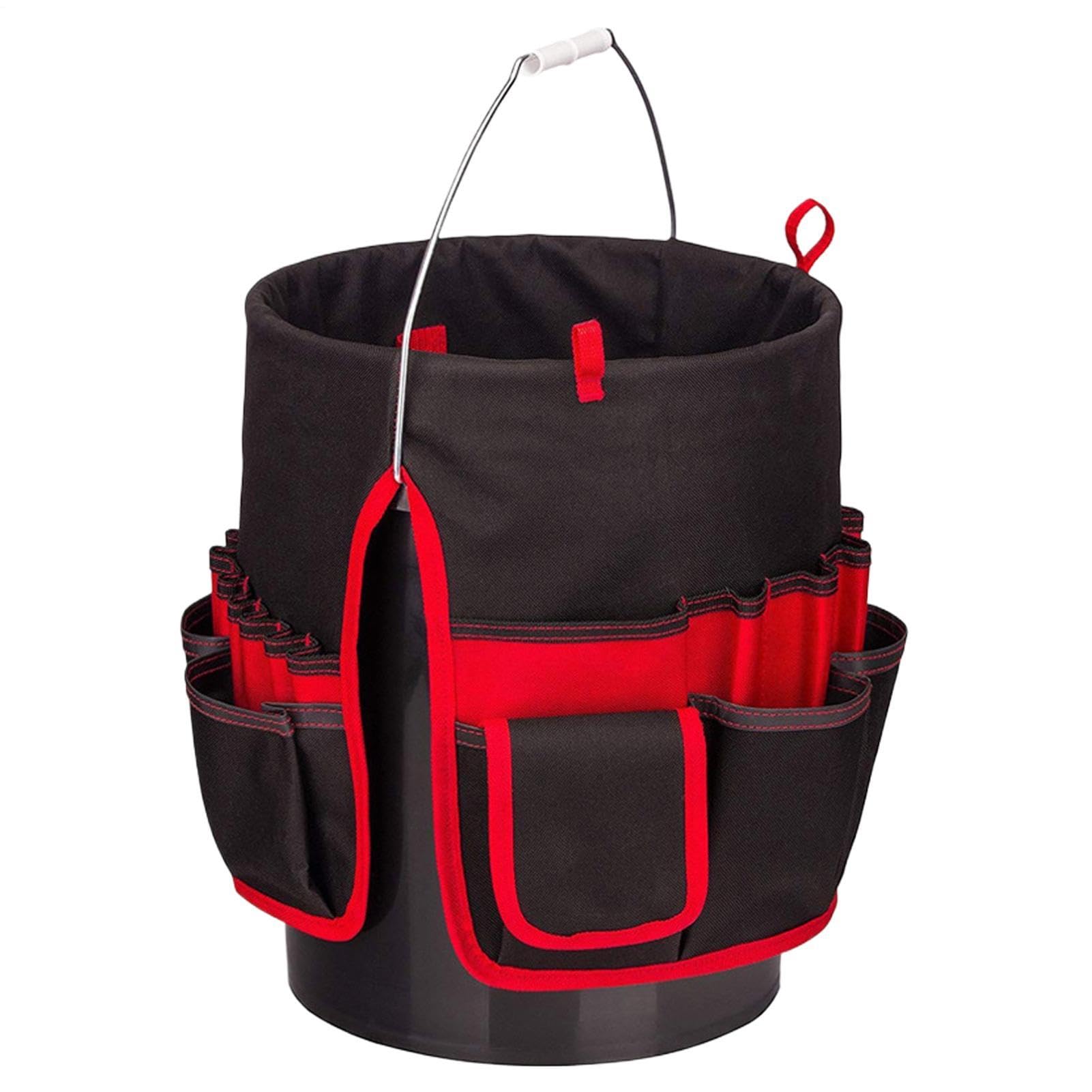 Genérico Organizador de cubo para herramientas de jardín - de cinturón multifunción de 400 g, de impermeable, envoltura resistente | Práctico soporte de herramientas de jardinería para dest