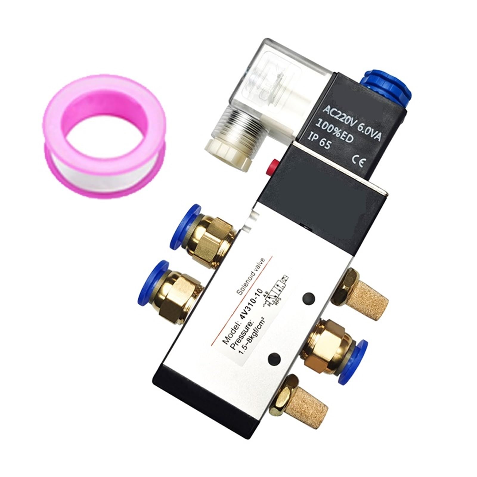 Électrovanne pneumatique 4V410-15 avec bobine basse température DC 12V