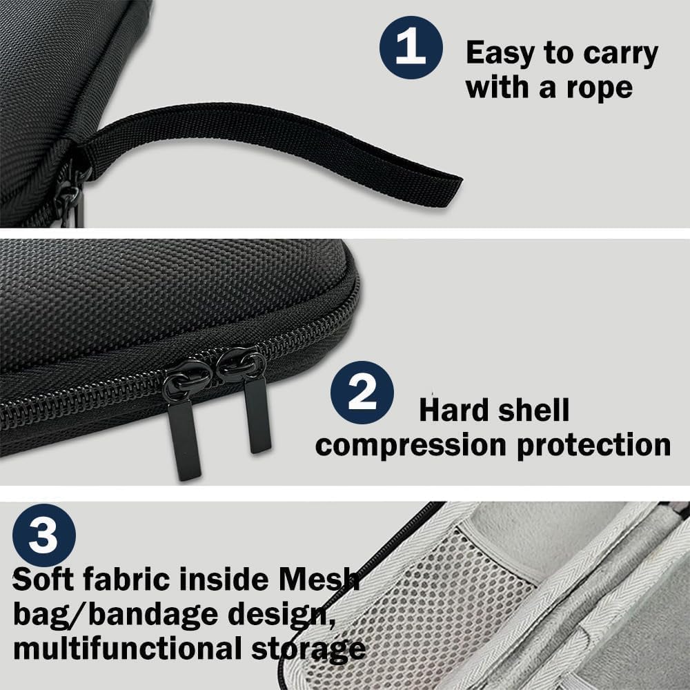 Pochette Isotherme Insuline,Trousse Sac Medicament Voyage avec 2Pcs Sac De Glace Réutilisable en Gel,Sac pour Diabétique,Trousse Sac Medicament Voyage pour Garder Médicaments Au Froid(Noir)