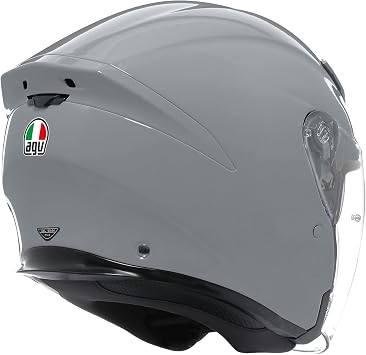 AGV - K5 JET EVO E2206, Jet Unisex Motorbike Helmet, Carbon and Glass Fibre Open Face Motorcycle Helmet, with Scratch Resistant and Anti-UV Visor