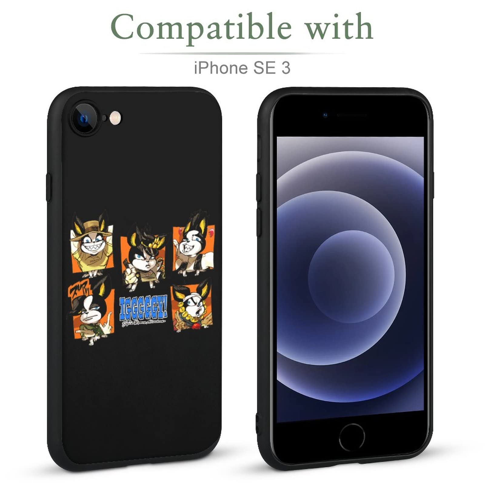 Amazon.co.jp: iPhone SE 3 ケース ジョジョの奇妙な冒険 イギー