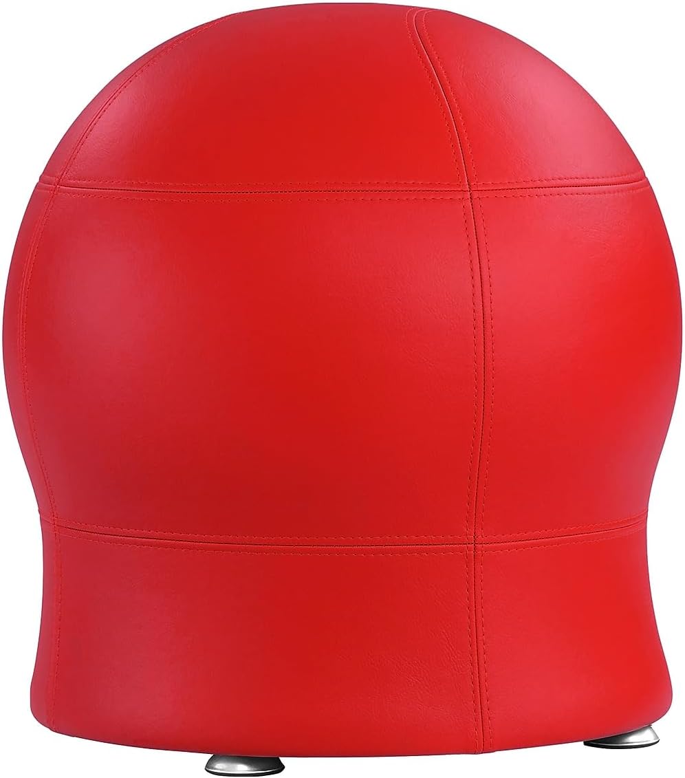 Safco Products Zenergy Stability Exercise Ball Chair, Red Vinyl