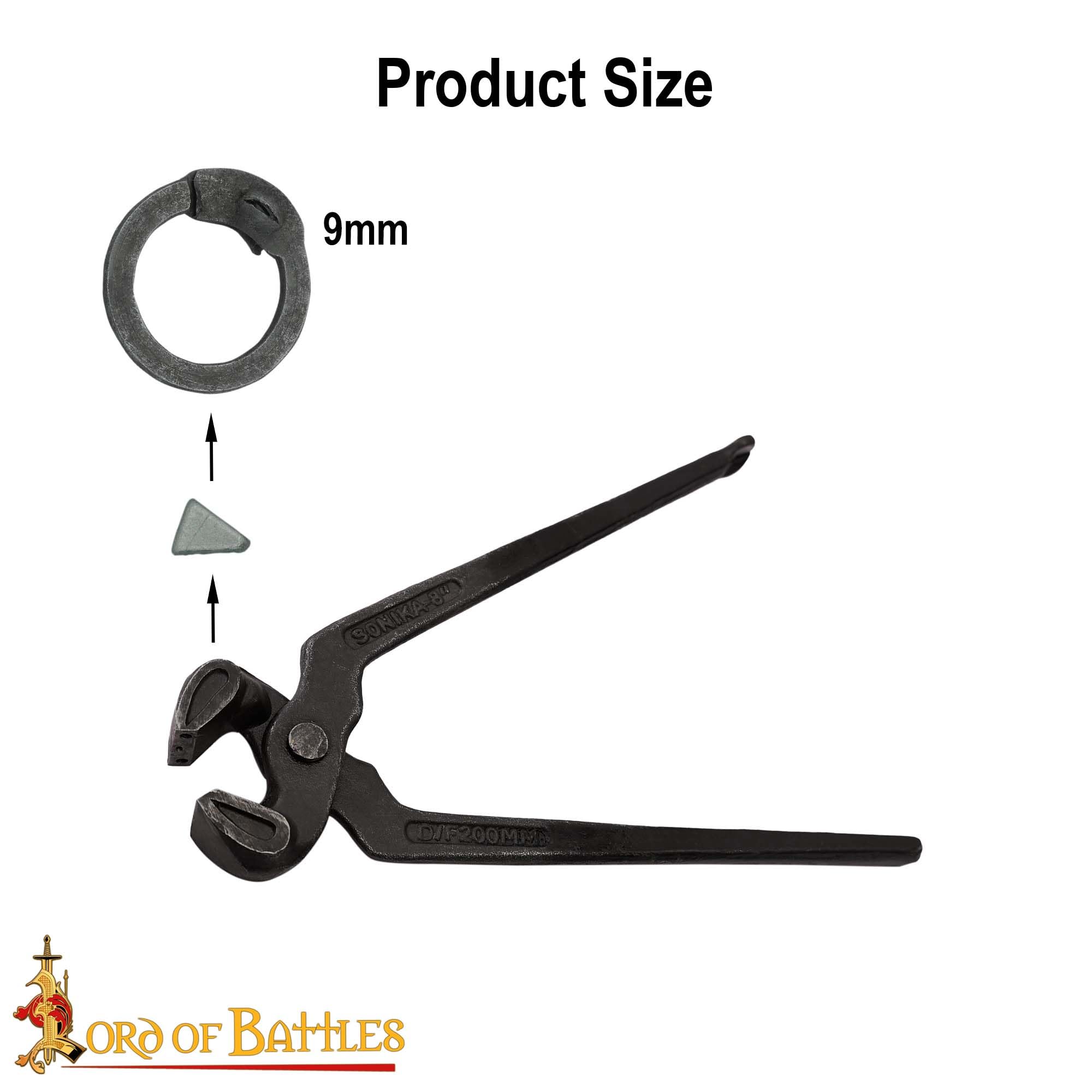 Chainmail Wedge Riveted Tools, Triangular Rivets, Durable Chainmail Pliers, Rivet Setting Tools - Image 3
