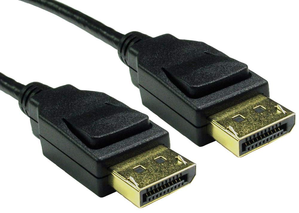 PRO SIGNAL PSG91719 Locking 8K DisplayPort 1.4 Male to Male Lead, 1m Black