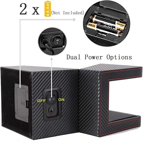 Miniatura 3 de Bobinadora de reloj para relojes automáticos Caja de reloj Bobinadora automática Motor japonés con opción de batería