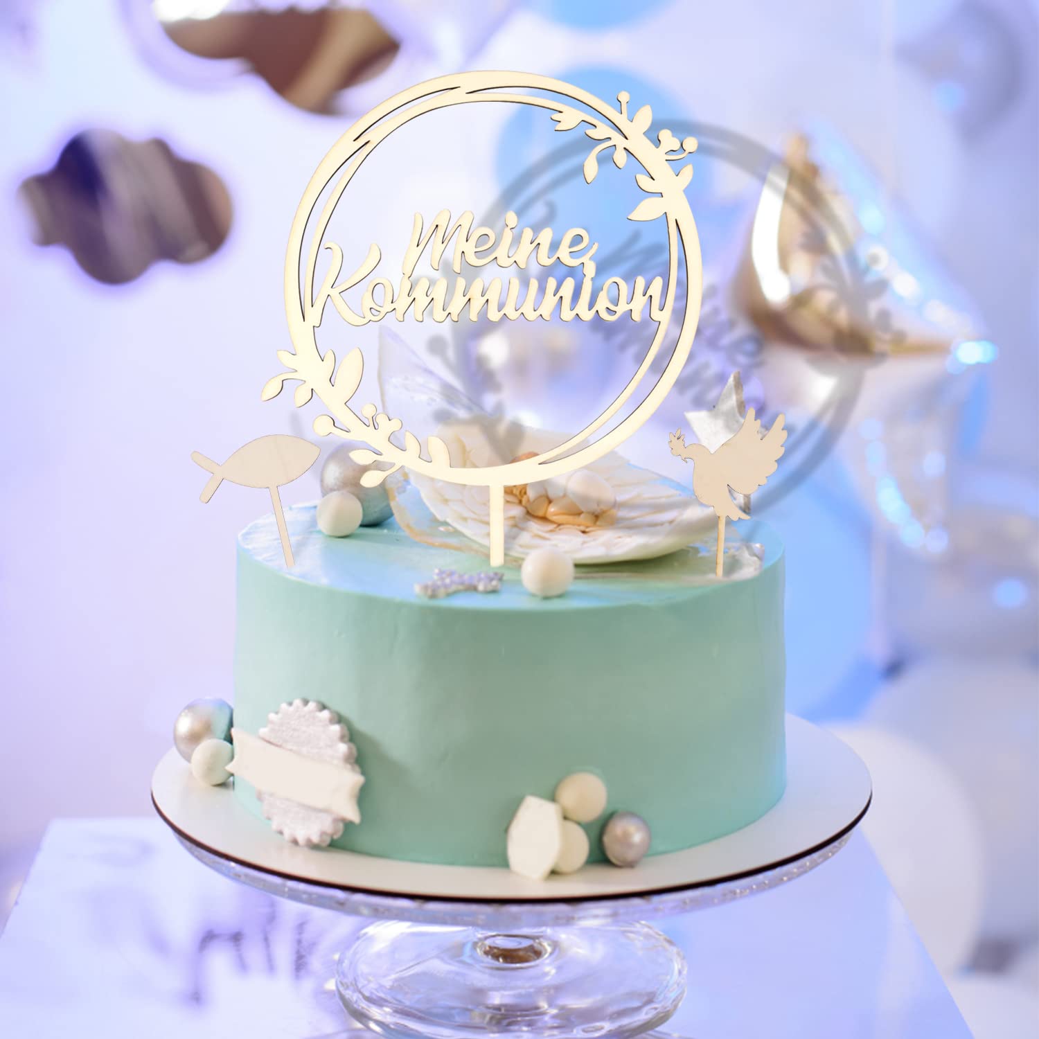 120 Pesciolini In Legno Per Decorazioni - Per Battesimi, Comunioni, Tavole, 3.5x1.5 Cm, 2 Color - Foto 12