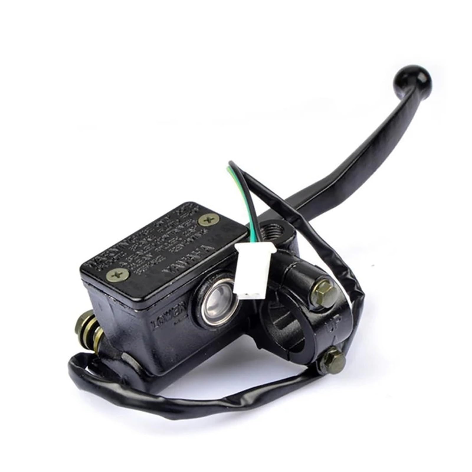 YWQJIOPM Motorcycle Brake Clutch Lever Motorcycle Handle Brake Fluid Caliper Master for 125Cc YBR 125 Front Brake Hydraulic Pump Cylinder Assy Right