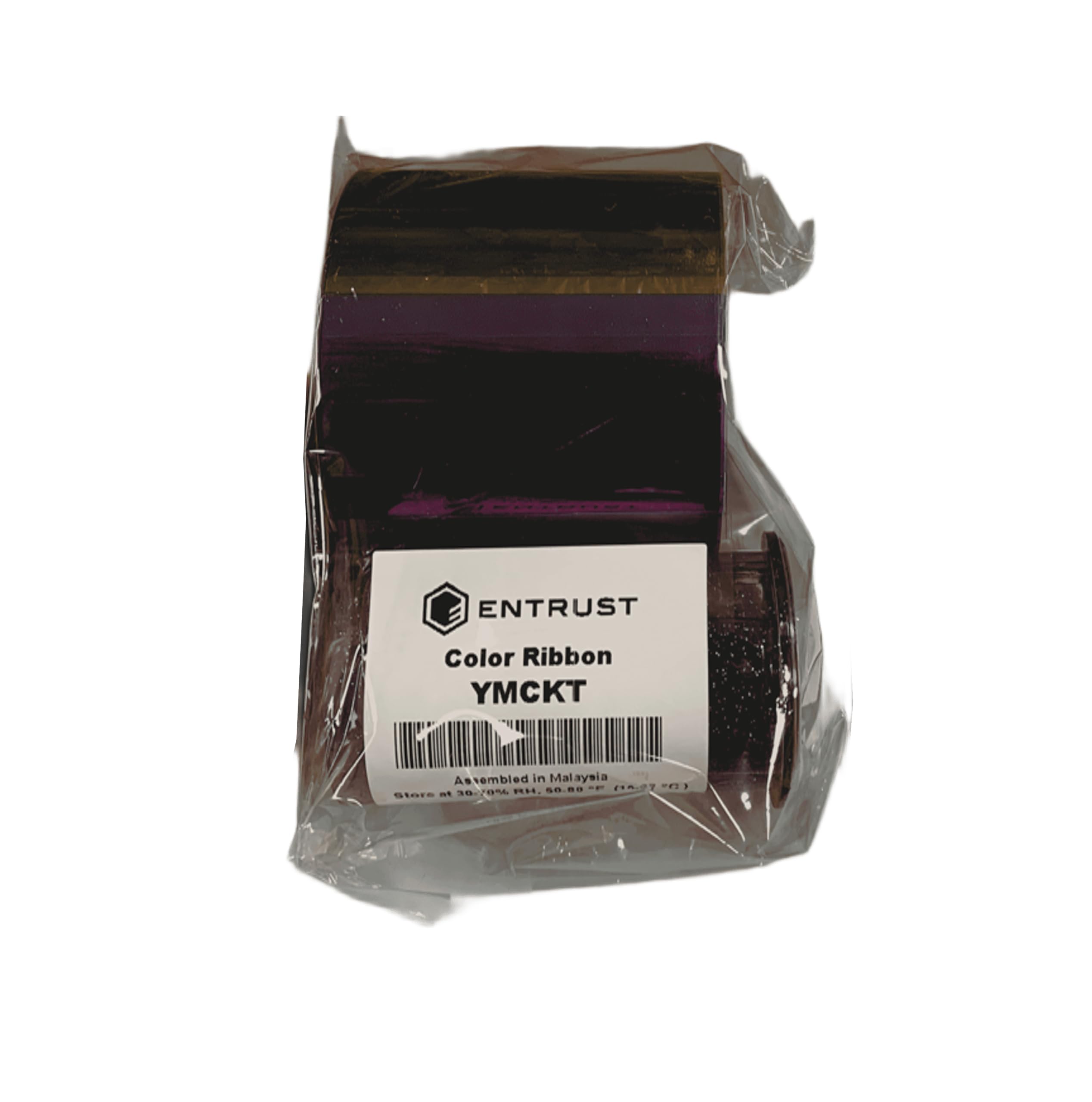 Cinta de Color YMCKO 525100-001-S100 para Impresora de Tarjetas Entrust Sigma DSE – Y Sigma DS3 para 250 Impresiones – Ribbon Original para Tarjetas PVC