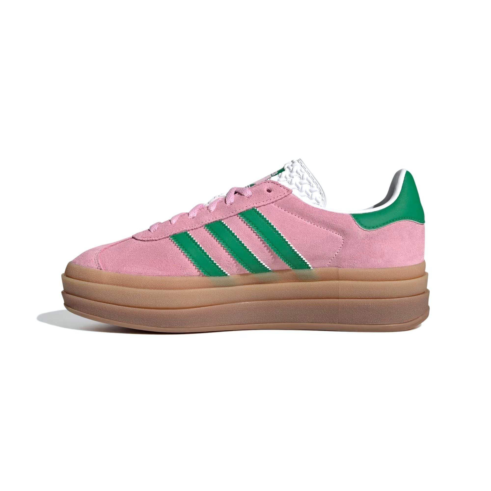 adidas Gazelle Bold (True Pink/Green/Cloud White, 36 2/3)