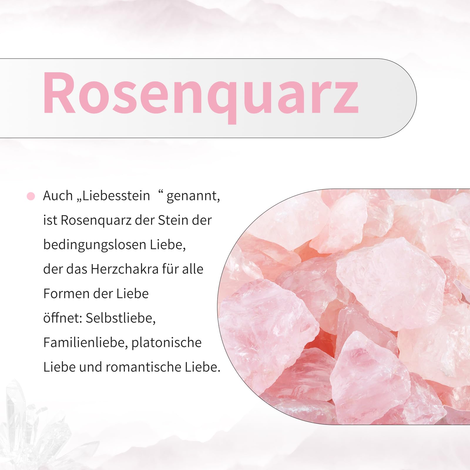 KYEYGWO Rosenquarz Reiki Heilung Kristallbaum auf Natürlichen Amethyst Drusensegment Rohstück Base, Stein Geldbaum Feng Shui Bonsai Baum Figuren Ornament Haus Deko für Glück, Reichtum