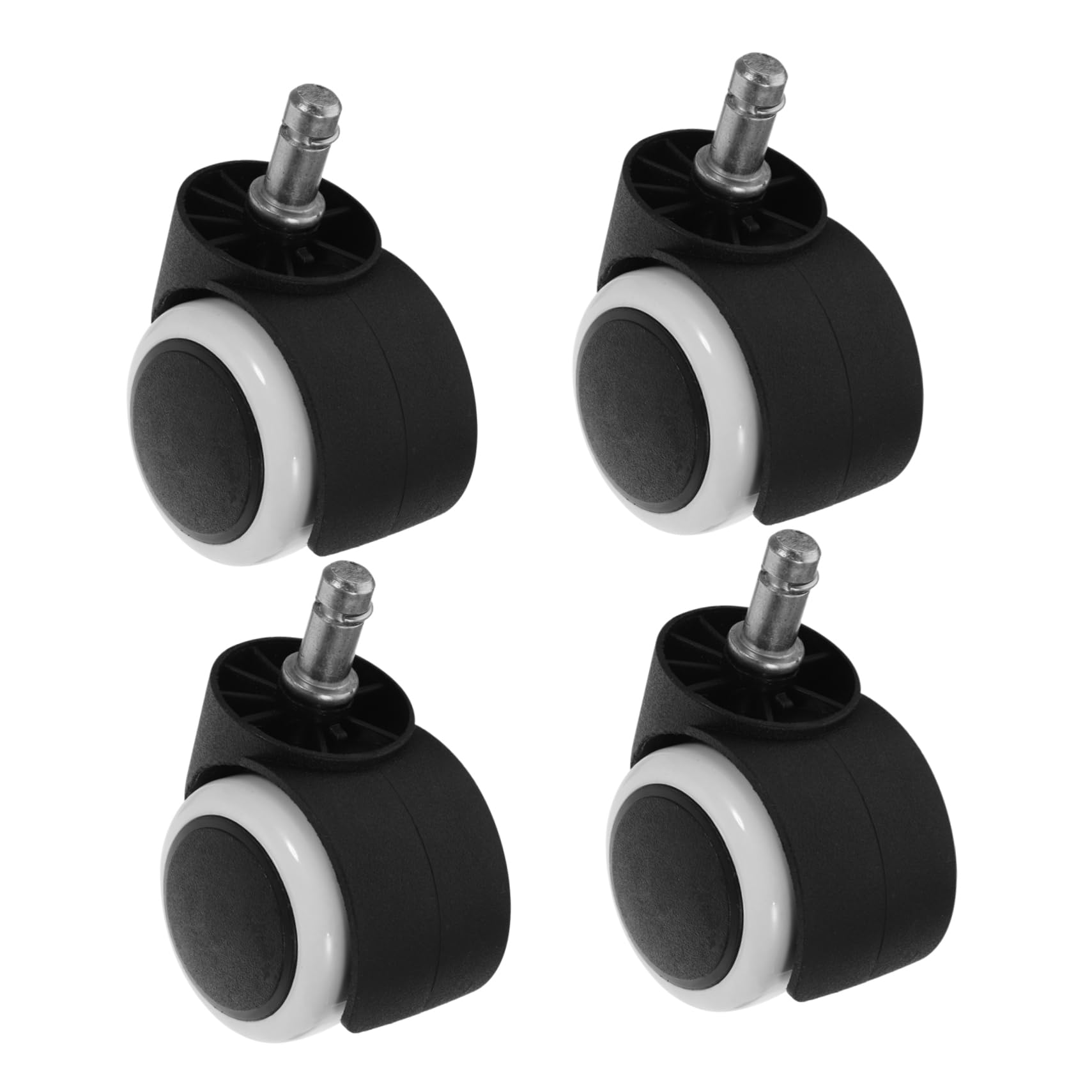 VILLFUL Ruedas De Repuesto Para Sillas De Oficina 4 Unidades 10mm Giratorias Robustas