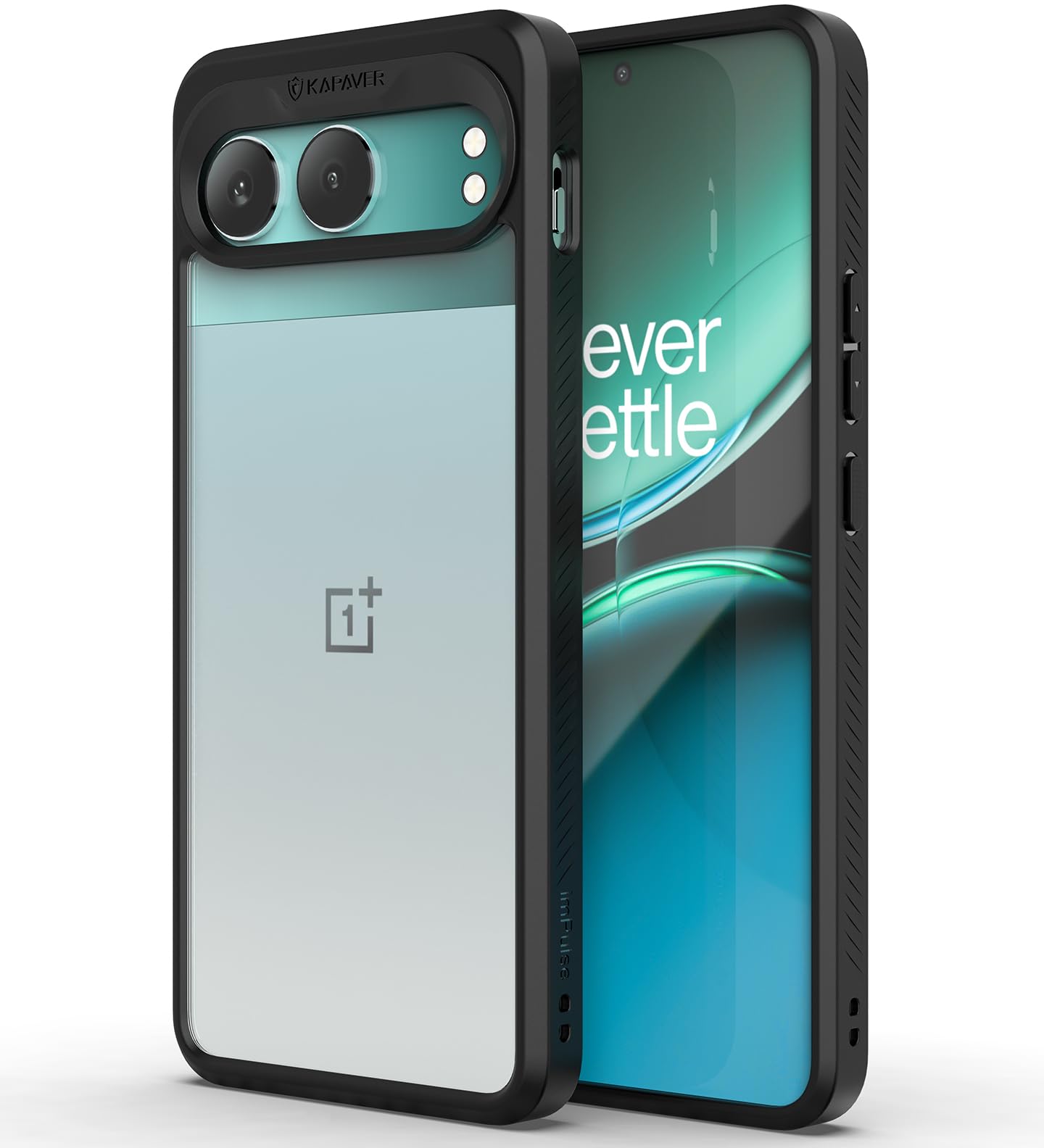 KAPAVER Back Cover Case Compatible for OnePlus Nord 4 (Black) (Polycarbonate + TPU) (B0DD3NJXTZ) Amazon Price History, Amazon Price Tracker