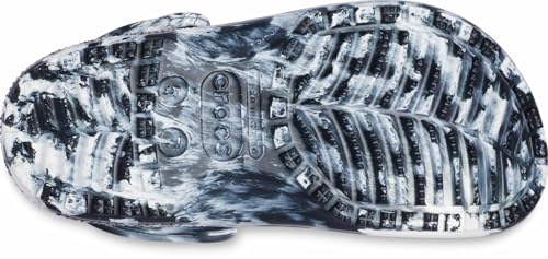 Image of Crocs Classic White /Black Clog-(206867-103)-2 UK Men / 2 UK Women (M2W4)