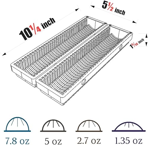 Miniatura 3 de Organizador de cajones de cápsulas de café para cápsulas Nespresso Vertuo, bandeja de almacenamiento de cápsulas de café, conexión magnética negra,
