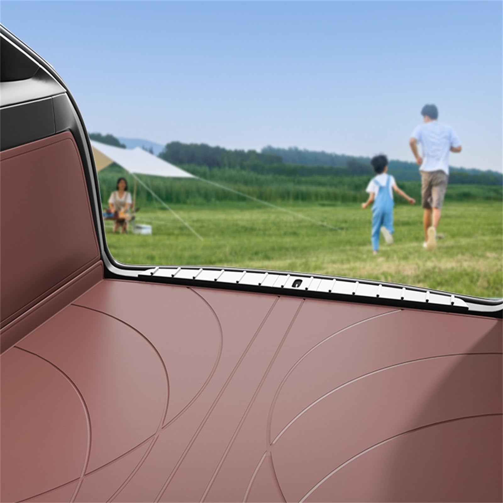 Tapis De Coffre Arrière Pour Toyota RAV4 (2009, 2011, 2012) - Noir - Marque Uxcell - Neuf