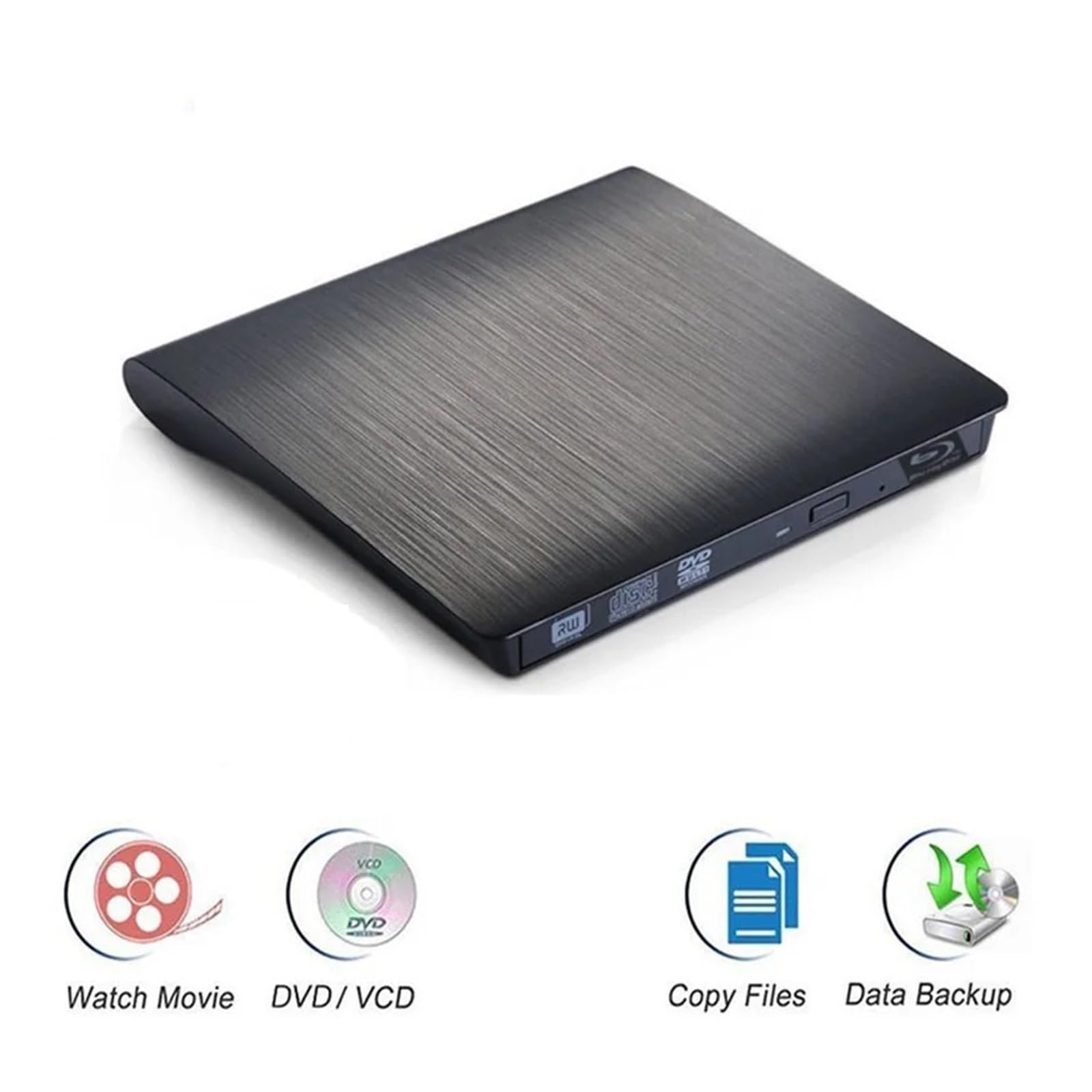 Masterizzatore DVD-RW USB 3.0 con unità ottica esterna for desktop/notebook