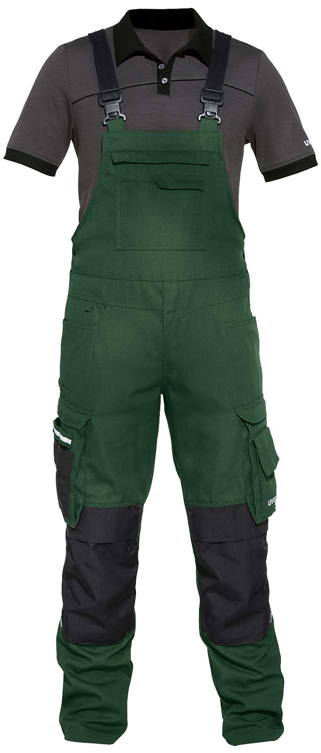 Uvex Perfexxion Lange Arbeitshose für Herren - Cargo-Latzhose mit Knietaschen
