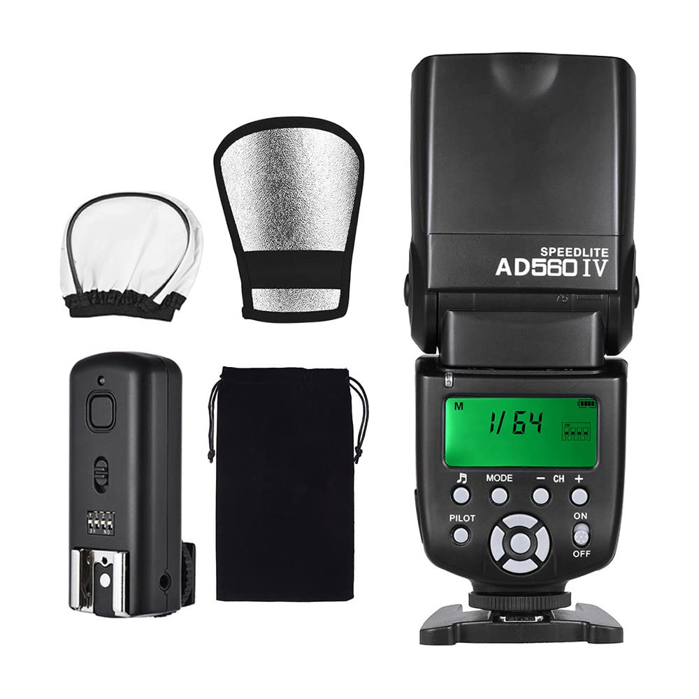 Amazon | Camnoon AD560 IV カメラ ストロボ 2.4G GN50 一眼レフカメラ 