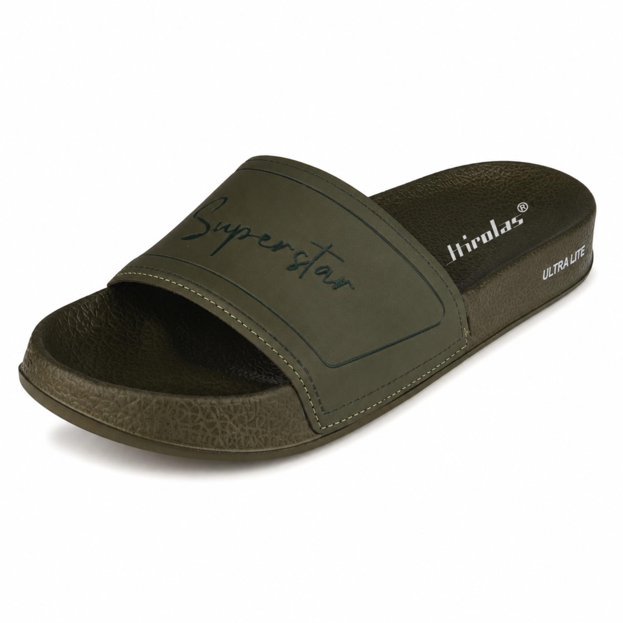 hirolas CloudStep Slider for Men | Lightweight EVA Sole | Cushioned Comfort | Indoor Outdoor Slippers-picture-23