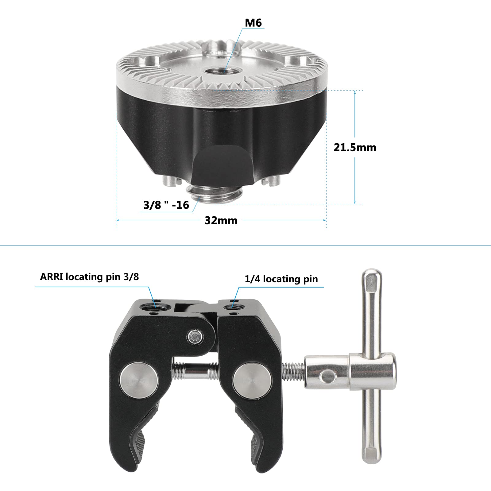 (未使用･未開封品)　camvate Arriロゼットwith 9?mmネジなし中央穴 wyeba8q Amazon | camvate Arriロゼットwith 9 mmネジなし中央穴 | ビデオ