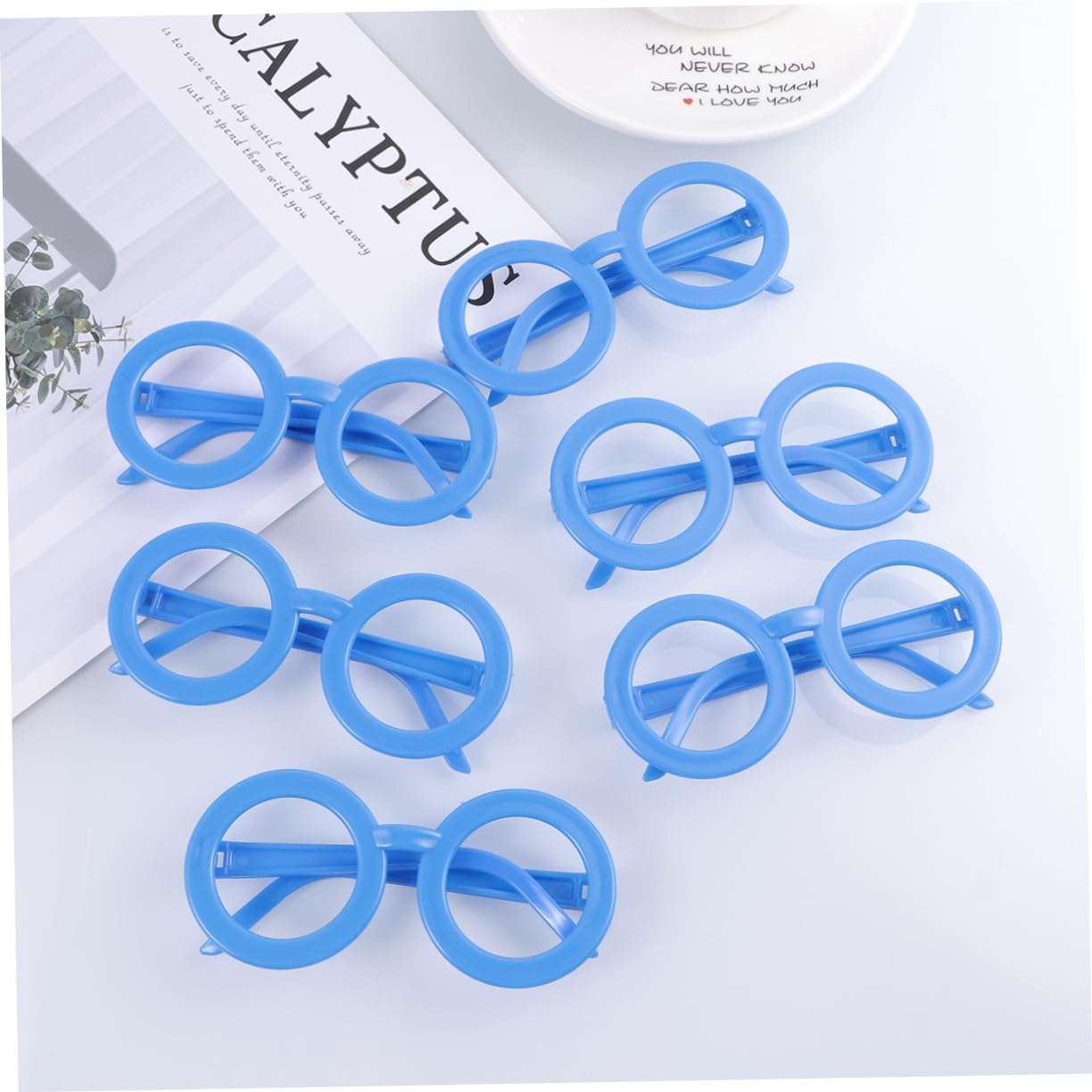 VALICLUD 12 Stk rundes Brillengestell kein Linsenbrillenrahmen Brillengestell verkleiden Kinderbrille ohne glas niedlich Brillengestelle Gläser Mädchen