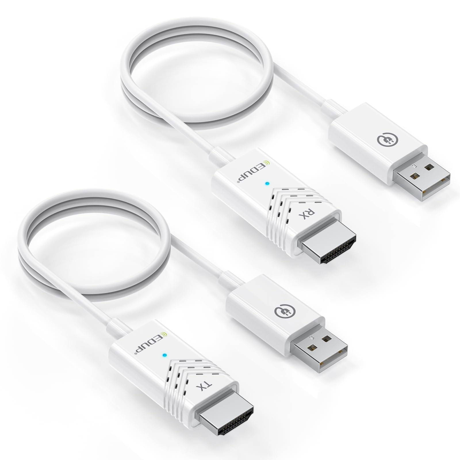 HDMI Inalámbrico 1080P, Transmisor y Receptor Plug & Play para PC, Portátil, HD TV, Smartphone, PS5 y Proyector, HDMI Wireless, Streaming de Video