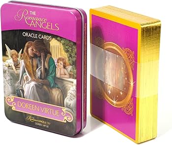 OOP The Romance Angels Tarot Oracle Cards Deck with Tin Box