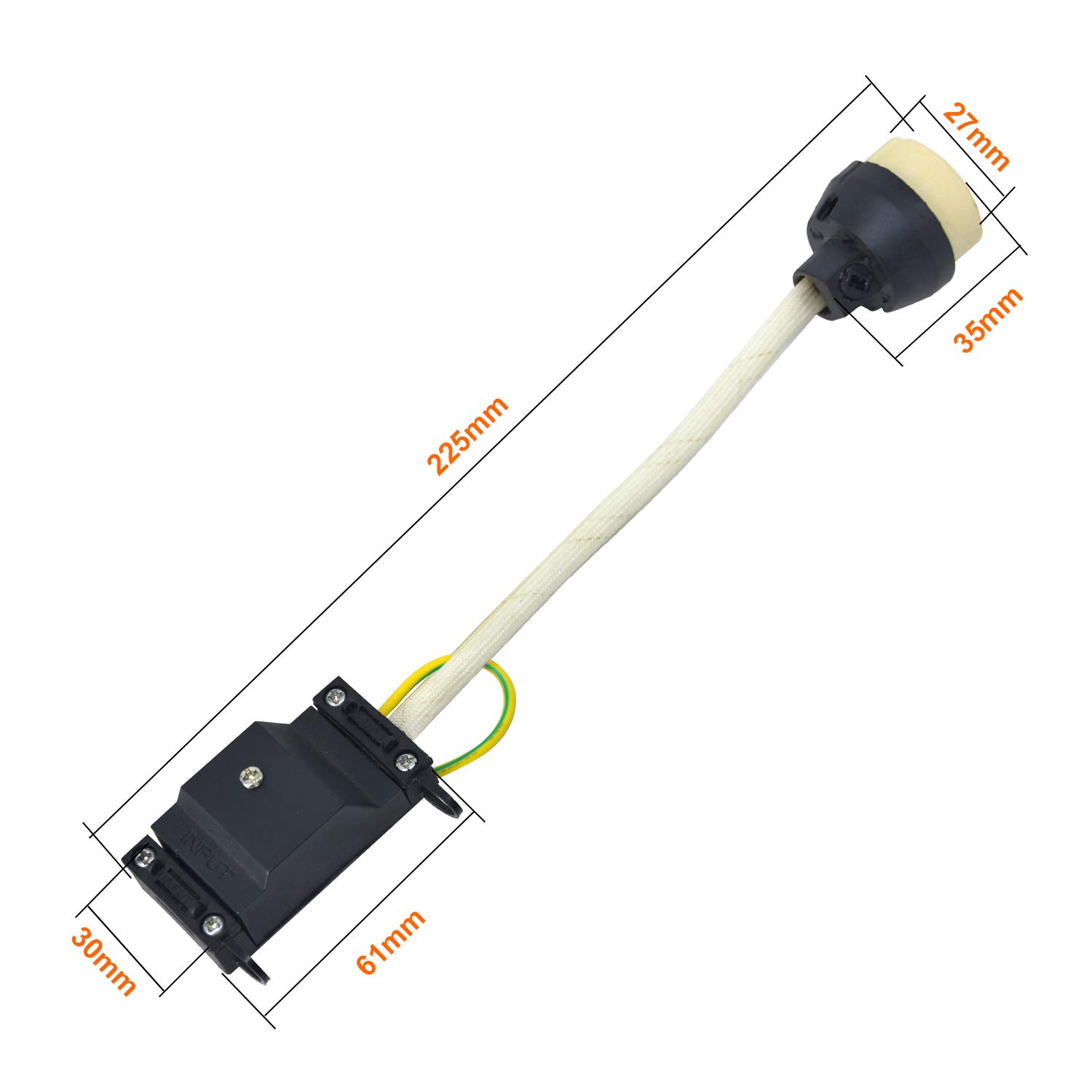 10x Einbaurahmen Für GU10 Spots – Ø90 Mm, Schwenkbar, IP20, Inkl. Fassungen, Für Deckenmontage