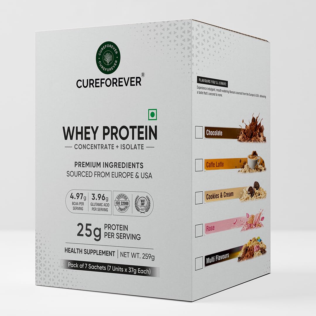 CUREFOREVER Whey Isolate + Concentrate 25g-image-16